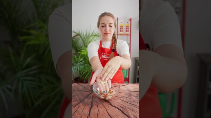 GAMBAS AL AJILLO en la Freidora de Aire 🦐 #shorts #recetas