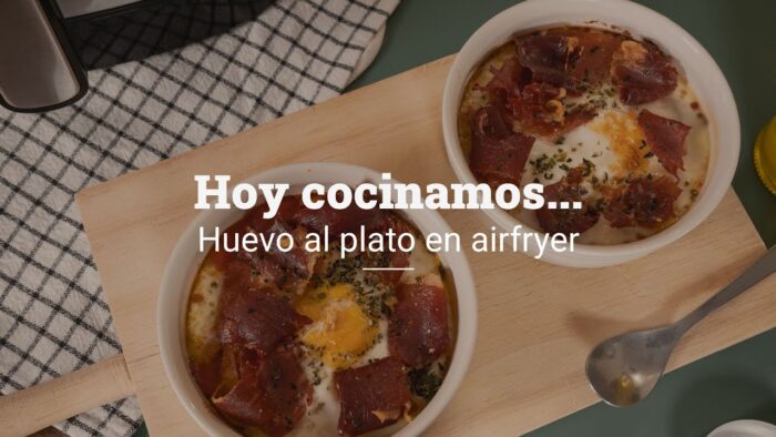 Huevo al Plato en Freidora de Aire 🍳 MUY Fácil