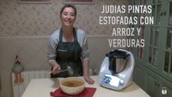 JUDIAS PINTAS ESTOFADAS CON ARROZ Y VERDURAS – RECETAS CON THERMOMIX PASO A PASO