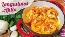 LANGOSTINOS AL AJILLO EN FREIDORA DE AIRE 🦐 Súper fácil