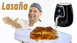 Lasaña hecha en Freidora de Aire. TODO INCLUSO EL RELLENO.AIRFRYER