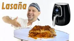 Lasaña hecha en Freidora de Aire. TODO INCLUSO EL RELLENO.AIRFRYER