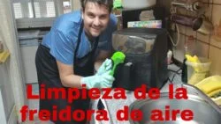 Limpiando la freidora de aire