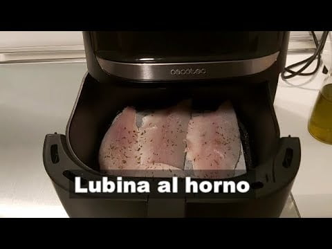 Lubina al horno en Freidora de Aire CECOFRY