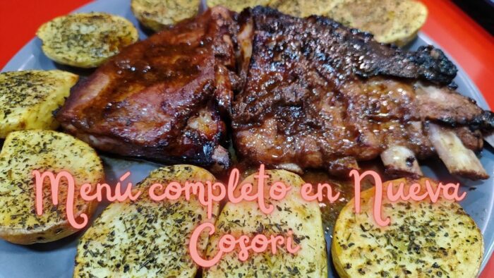 MENU COMPLETO EN FREIDORA DE AIRE COSORI 12L. FREIDORA DE AIRE TIPO HORNO @cosoriespana