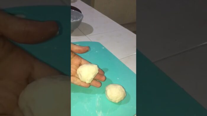 Masa de pizza en freidora de aire🍕🍕