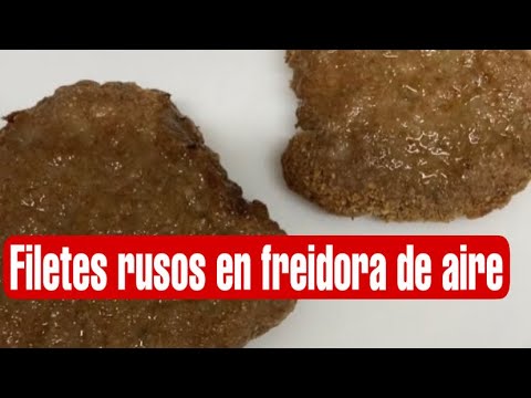Menú de hoy | Filetes rusos en freidora de aire #airfryer #cosasdecasa #recetasairfryer