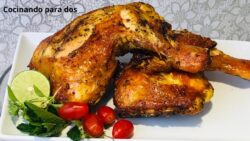Muslos de pollo a las finas hierbas en freidora de aire|Cocinando para dos