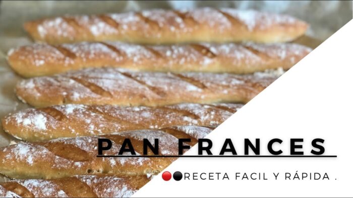 PAN FRANCES O Baguette CASERO ( RECETA).  Thermomix super fácil.