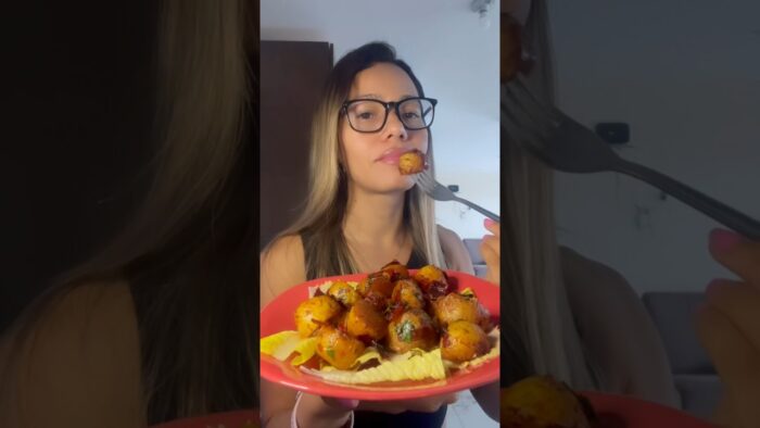 PAPAS AL AJILLO EN FREIDORA DE AIRE #recetas #freidoradeaire #airfryer