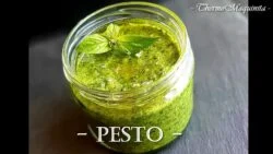 PESTO con Thermomix®.  SALSA típica italiana. Rápido, sencillo y sabroso.