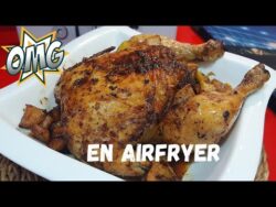 POLLO ASADO EN FREIDORA DE AIRE  🍗🍗 #airfryer #freidoradeaire #cosori