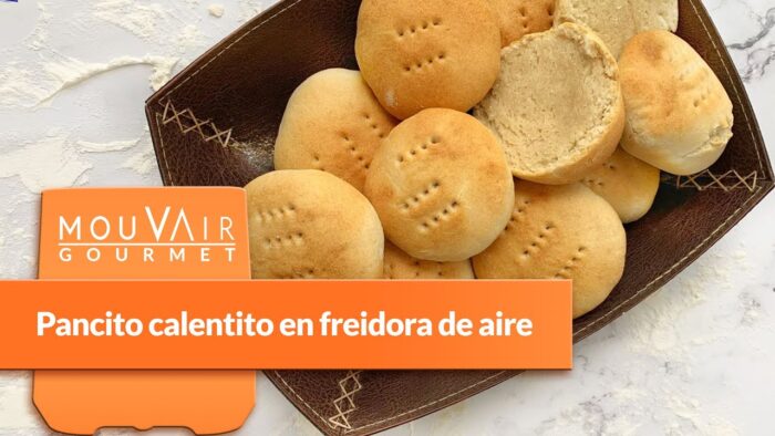 Pan amasado en freidora de aire | Mouvair Gourmet