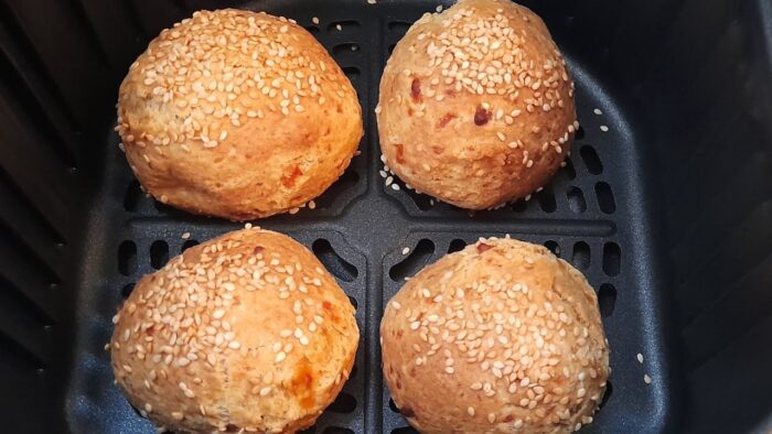 Pan de Avena en la Freidora de Aire – Con Queso – Air Fryer