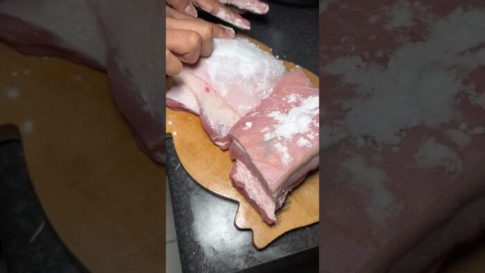 Panceta en freidora de aire