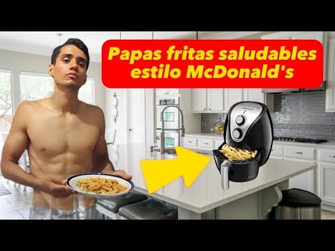 Papas fritas en freidora de aire🍟(Air Fryer French Fries)