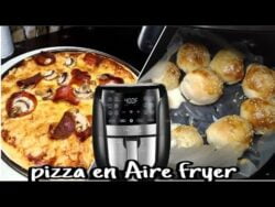 Pizza y bocadillo en Freidora de Aire 😱- Gourmia #AirFryer