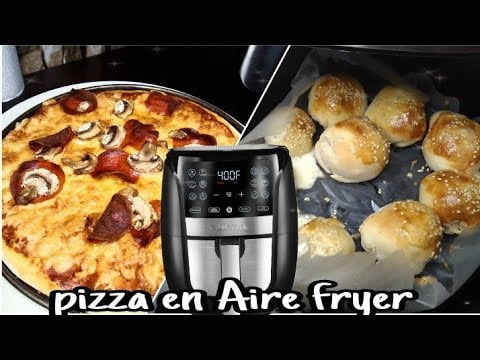 Pizza y bocadillo en Freidora de Aire 😱- Gourmia #AirFryer