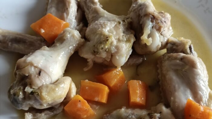 Pollo a la mostaza,fácil y rico con Thermomix