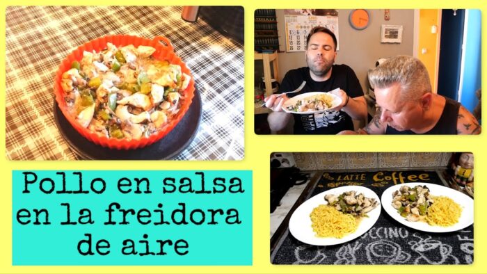 Pollo en salsa en la FREIDORA DE AIRE 😯 // AIR FRYER ✅ // FÁCIL Y RIQUÍSIMO 🤪