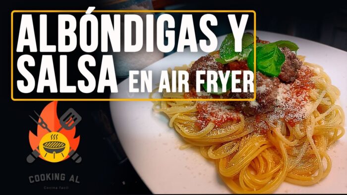 Receta: Albóndigas en Freidora de Aire con Salsa Marinara y Pasta | ¡Delicioso Placer en tu Mesa!