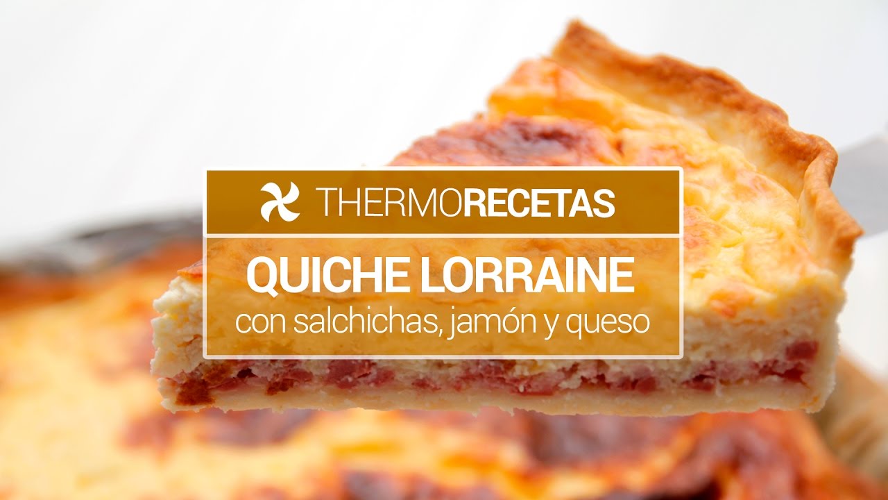 Receta de Quiche Lorraine con Thermomix recetástico