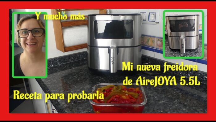 Receta en mi nueva Freidora de Aire ** JOYA freidora de Aire 5 5 L **Os enseño como funciona