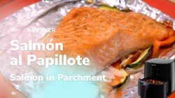 SALMÓN AL PAPILLOTE en #airfryer 🐟 Receta en FREIDORA DE AIRE 🔥💨