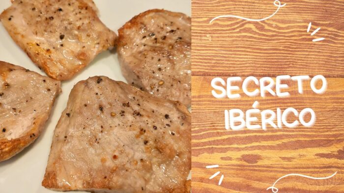 SECRETO IBÉRICO en FREIDORA de AIRE [COSORI 3.5L 1500W] | ¡Super jugoso!