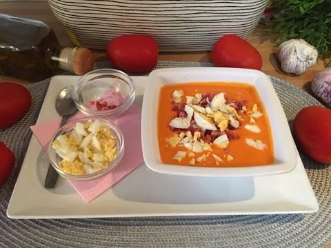 Salmorejo light”Thermomix”Sin Pan y Con Menos Aceite¡¡Está Súper 😋
