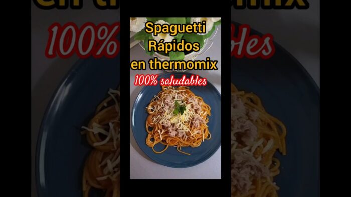 ✅️Spaguetti 100% saludables con thermomix.‼️Están riquísimos‼️ #recetasthermomix , #Spaguetti