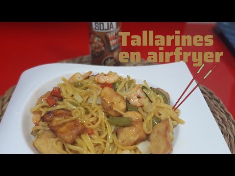 TALLARINES CHINOS EN FREIDORA DE AIRE|| Cosori Dual Blaze