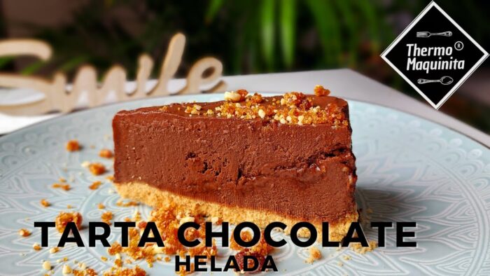 TARTA HELADA de CHOCOLATE con Thermomix.   Muy fácil y rápida de hacer.