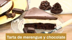 TARTA de Merengue 🍦 y Chocolate 🎂  | Thermomix