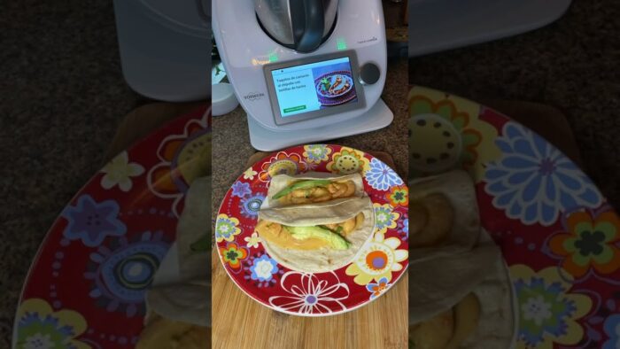 Taquitos de camarón al chipotle en #thermomix  #shorts