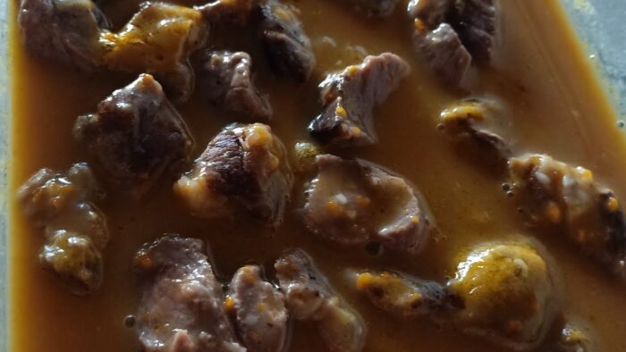 Ternera en salsa de cerveza, fácil y rico con Thermomix