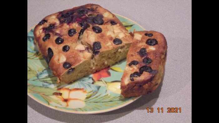 Torta de Banano y Avena en Freidora de Aire