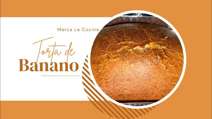 Torta de banano en la Freidora de aire ¡Fácil de preparar en casa!