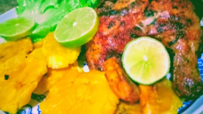 Un delicioso pollo en la freidora de aire