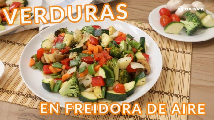 VERDURAS en FREIDORA DE AIRE ¡Sano y delicioso! // Cocinatis