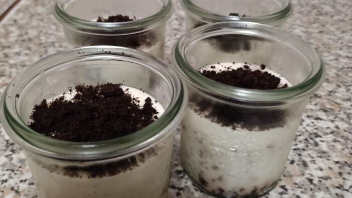 Vasitos de Oreo, fácil y rico con Thermomix