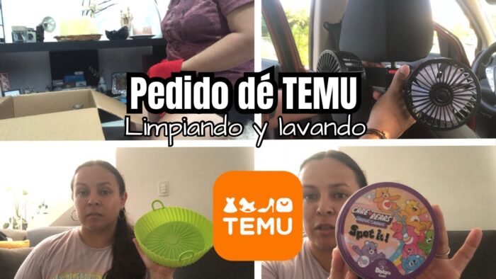 Ventiladores portátiles para carro + moldes de silicon para freidora de aire + limpiando un poco