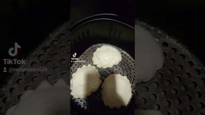 panzerottis en la freidora de aire