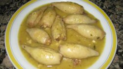 Receta de chipirones rellenos