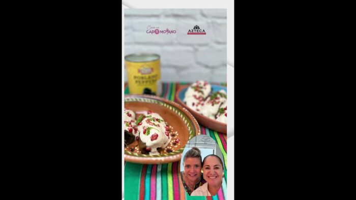 136. Chiles en nogada deliciosos, vegetarianos y fáciles con Thermomix