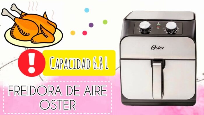 Freidora de aire OSTER 6.8L – Modelo CKSTAF68T-053