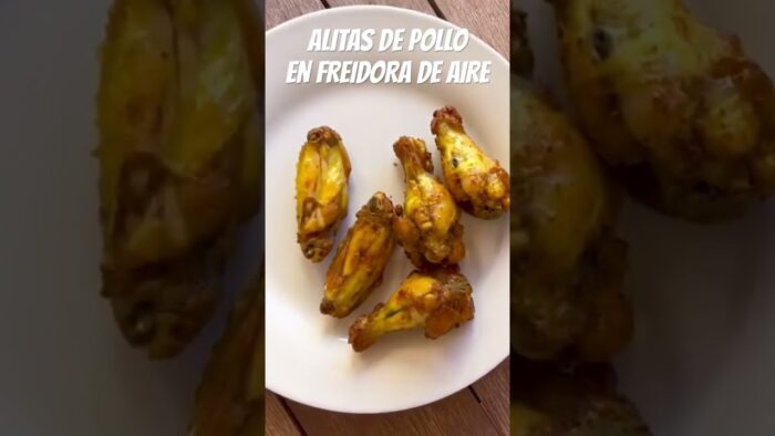 Alitas de Pollo en Freidora de Aire 🍗 ¡RECETA CON CURRY!