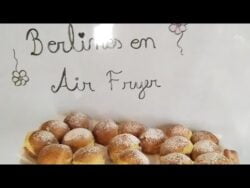 BERLINES EN FREIDORA DE AIRE @recemanu #berlinessinaceite