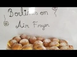 BERLINES EN FREIDORA DE AIRE @recemanu #berlinessinaceite