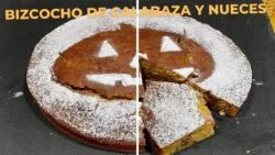 BIZCOCHO DE CALABAZA 🎃 CON NUECES !! CON FREIDORA DE AIRE Y ROBOT MAMBO
